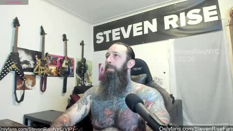 Snapshot of stevenrisenyc chatting on March 22, 2026, 11:52 pm StevenRiseNYC online show from March 22, 2026, 11:52 pm