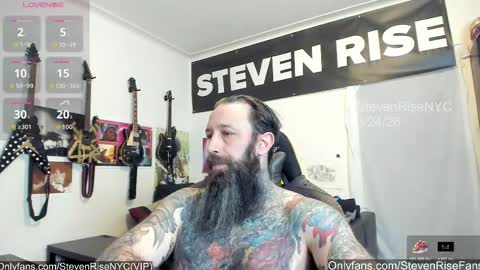 Snapshot of stevenrisenyc chatting on March 24, 2026, 12:54 pm StevenRiseNYC online show from March 24, 2026, 12:54 pm