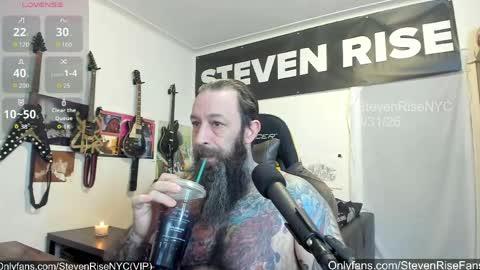 Snapshot of stevenrisenyc chatting on March 31, 2026, 12:38 pm StevenRiseNYC online show from March 31, 2026, 12:38 pm