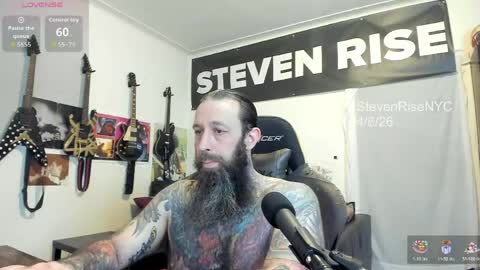 Snapshot of stevenrisenyc chatting on April 8, 2026, 12:43 am StevenRiseNYC online show from April 8, 2026, 12:43 am