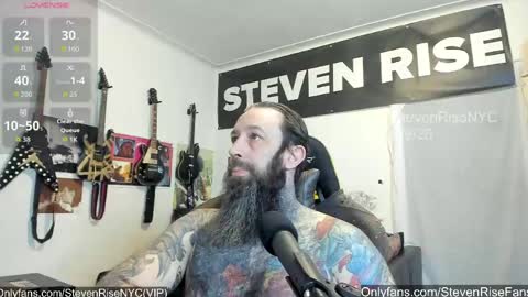 Snapshot of stevenrisenyc chatting on April 9, 2026, 12:21 pm StevenRiseNYC online show from April 9, 2026, 12:21 pm