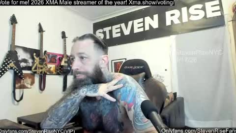 Snapshot of stevenrisenyc chatting on April 18, 2026, 12:09 pm StevenRiseNYC online show from April 18, 2026, 12:09 pm