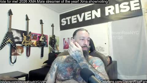 Snapshot of stevenrisenyc chatting on April 19, 2026, 11:53 am StevenRiseNYC online show from April 19, 2026, 11:53 am