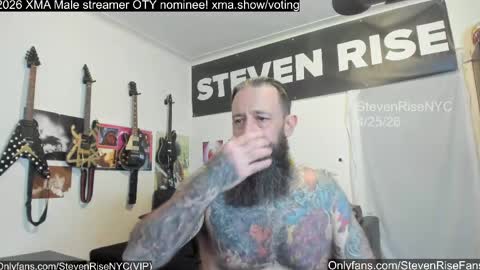 Snapshot of stevenrisenyc chatting on April 27, 2026, 11:47 pm StevenRiseNYC online show from April 27, 2026, 11:47 pm