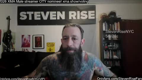 Snapshot of stevenrisenyc chatting on May 9, 2026, 12:05 am StevenRiseNYC online show from May 9, 2026, 12:05 am