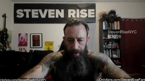 Snapshot of stevenrisenyc chatting on May 21, 2026, 12:56 pm StevenRiseNYC online show from May 21, 2026, 12:56 pm