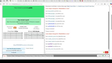 Snapshot of strip4dollars chatting on January 6, 2025, 3:40 pm Keen for fun online show from January 6, 2025, 3:40 pm