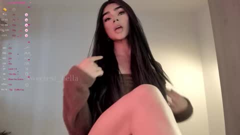 Snapshot of sweetest_bella chatting on January 15, 2026, 6:44 pm Bella online show from January 15, 2026, 6:44 pm