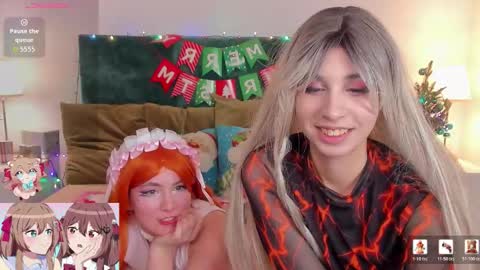 Snapshot of sweetysgirls chatting on January 7, 2026, 8:39 am Mia and Evelyn online show from January 7, 2026, 8:39 am