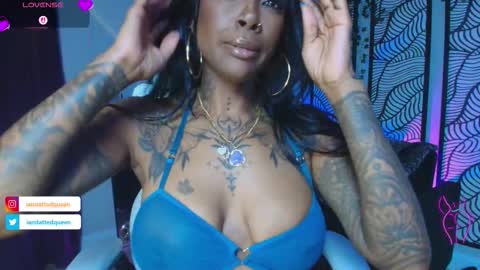 Snapshot of tatted_vixen chatting on November 11, 2025, 7:36 pm Tatted Queen online show from November 11, 2025, 7:36 pm
