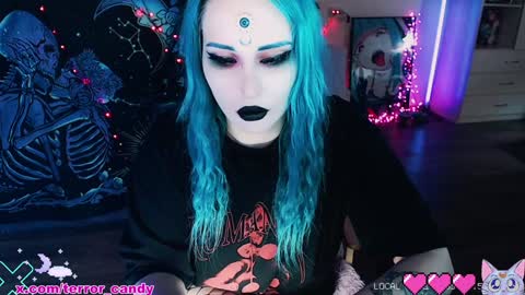 Snapshot of terror_candy chatting on January 26, 2025, 12:26 am CRY BABY online show from January 26, 2025, 12:26 am