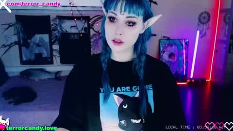 Snapshot of terror_candy chatting on March 5, 2025, 12:59 am CRY BABY online show from March 5, 2025, 12:59 am