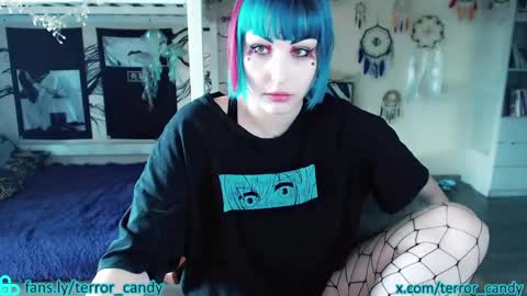 Snapshot of terror_candy chatting on April 13, 2026, 9:48 am CRY BABY online show from April 13, 2026, 9:48 am