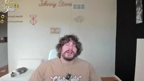 Snapshot of thejohnnystone chatting on December 20, 2025, 9:22 pm Johnny Stone online show from December 20, 2025, 9:22 pm