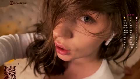 Snapshot of thewetmuse chatting on November 6, 2025, 1:34 pm Grace Next broadcast - online show from November 6, 2025, 1:34 pm