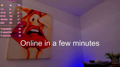 Snapshot of tiago_hannah chatting on January 18, 2025, 8:19 pm carolina online show from January 18, 2025, 8:19 pm