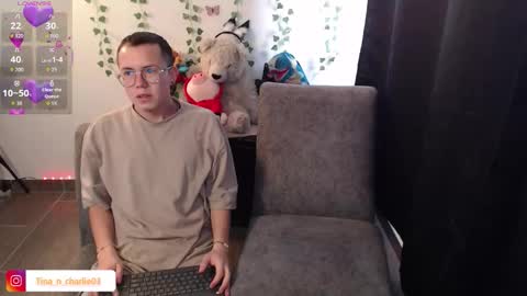 Snapshot of tina_n_charlie chatting on March 9, 2026, 2:10 pm Tina N Charlie online show from March 9, 2026, 2:10 pm