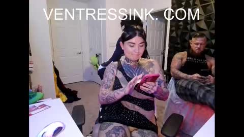 Snapshot of ventressinkbaby chatting on March 3, 2026, 5:24 am VentressInk online show from March 3, 2026, 5:24 am