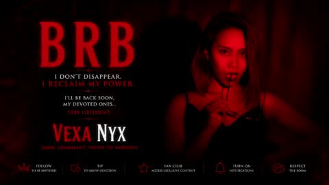 Vexa Nyx online show from June 3, 2026, 2:08 pm