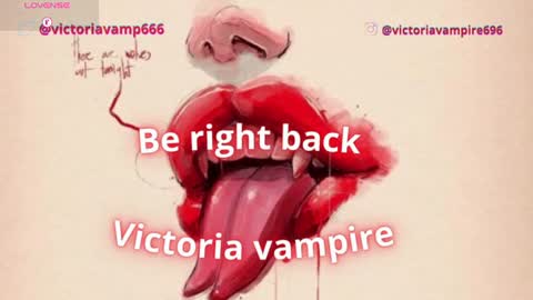 Snapshot of victoriavampire666 chatting on June 24, 2026, 12:31 am Victoria Vampire online show from June 24, 2026, 12:31 am