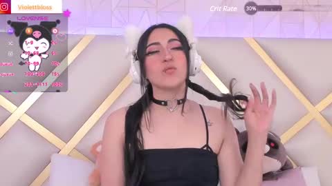 Snapshot of violettbloss chatting on January 29, 2025, 12:22 am Violeta online show from January 29, 2025, 12:22 am