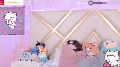 Snapshot of violettbloss chatting on February 15, 2025, 3:42 am Violeta online show from February 15, 2025, 3:42 am