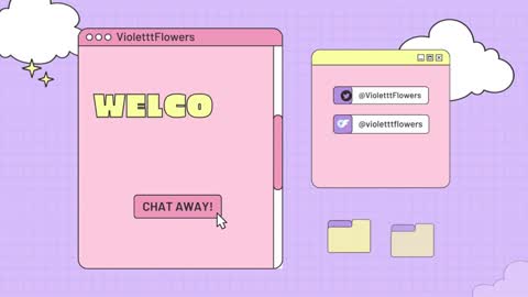 Snapshot of violetttflowers chatting on January 11, 2025, 2:30 am Violet Flowers online show from January 11, 2025, 2:30 am