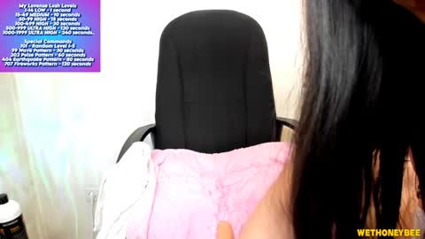 Snapshot of wethoneybee chatting on February 4, 2025, 10:45 pm Mina online show from February 4, 2025, 10:45 pm