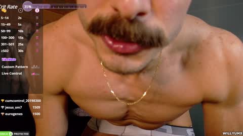 Snapshot of willyumx chatting on January 11, 2025, 4:38 am William Miguel online show from January 11, 2025, 4:38 am