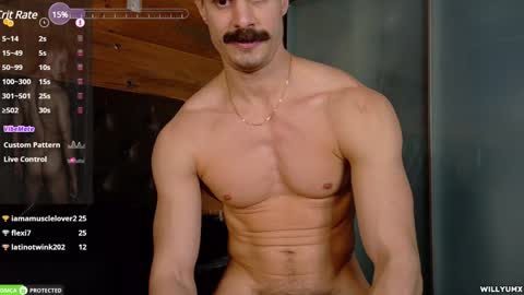 Snapshot of willyumx chatting on January 12, 2025, 2:03 am William Miguel online show from January 12, 2025, 2:03 am