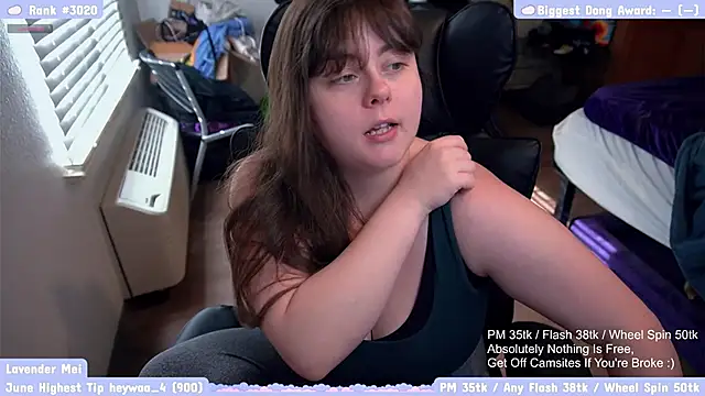 Snapshot of lavendermei chatting on June 17, 2026, 1:45 pm lavendermei online show from June 17, 2026, 1:45 pm