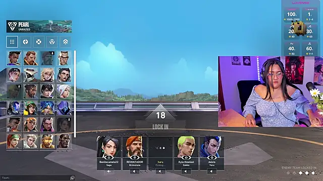 haru u2 online show from October 19, 2025, 10:21 pm