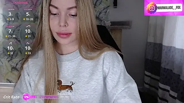 Snapshot of Marmalade_Fox chatting on February 2, 2026, 9:19 am Marmalade Fox online show from February 2, 2026, 9:19 am