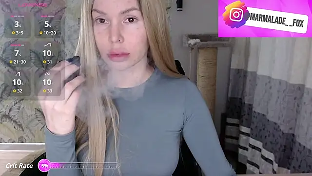 Snapshot of Marmalade_Fox chatting on March 3, 2026, 2:12 pm Marmalade Fox online show from March 3, 2026, 2:12 pm