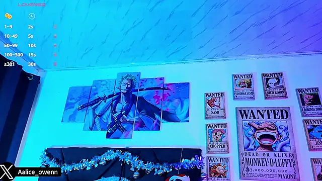 Aliceowenn online show from December 18, 2025, 9:10 pm