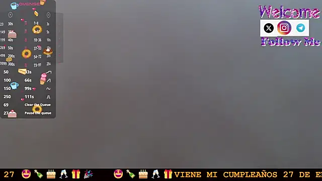 SofiaMadisson online show from January 25, 2025, 2:47 pm