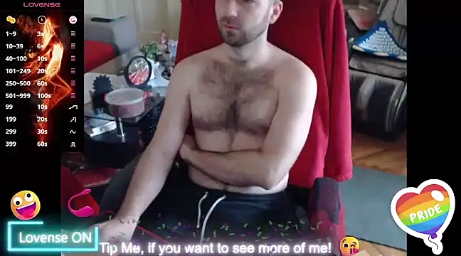 RealManHaveHairy online show from March 15, 2025, 8:04 am