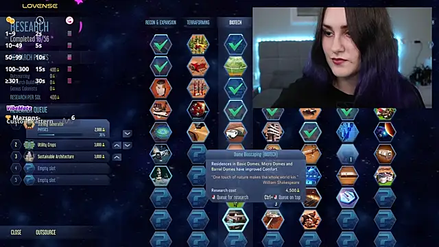 Erotic Synth Goddess online show from September 17, 2025, 3:14 pm