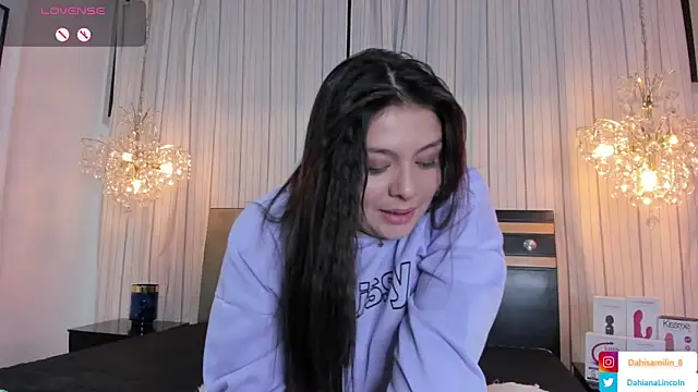 DahianaLincoln online show from January 12, 2025, 2:03 am