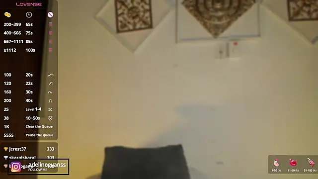 Snapshot of AdelineEvanss chatting on February 11, 2025, 8:48 am AdelineEvanss online show from February 11, 2025, 8:48 am