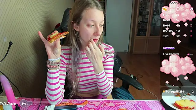 cutieMila online show from December 19, 2025, 7:37 am