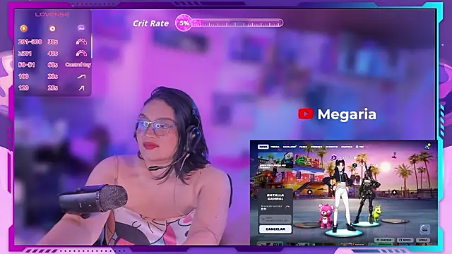 Snapshot of MegariaB chatting on February 23, 2026, 4:54 am MegariaB online show from February 23, 2026, 4:54 am