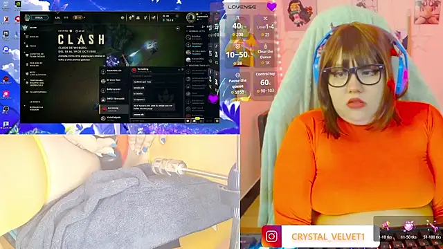 crystal7u7 online show from October 17, 2025, 8:22 pm