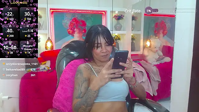 lorenapinto online show from January 9, 2025, 12:25 am
