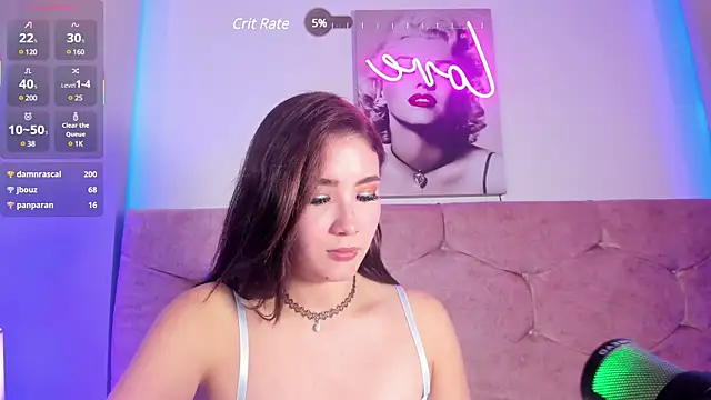 Snapshot of lunar_leen chatting on March 7, 2025, 1:42 am lunar leen online show from March 7, 2025, 1:42 am