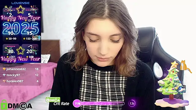 Snapshot of CherryBloom777 chatting on January 5, 2025, 10:32 am CherryBloom777 online show from January 5, 2025, 10:32 am
