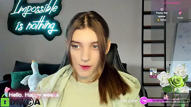 Snapshot of CherryBloom777 chatting on October 15, 2025, 6:57 am CherryBloom777 online show from October 15, 2025, 6:57 am