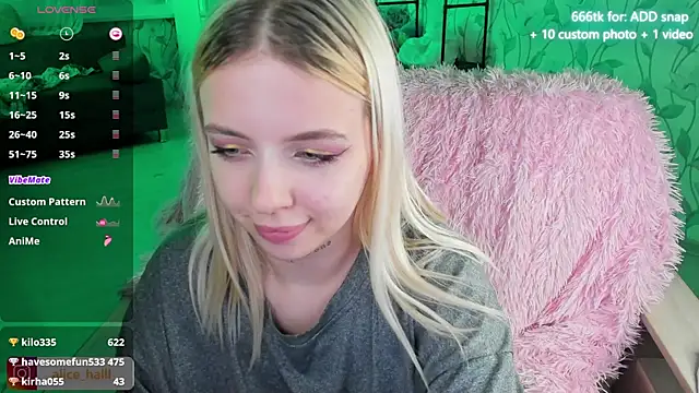 Alice Halle online show from December 9, 2024, 11:34 pm