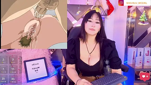 mikuru hara online show from December 25, 2024, 2:46 am