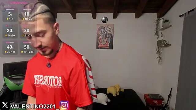 Valentino Xander online show from November 15, 2025, 2:31 am